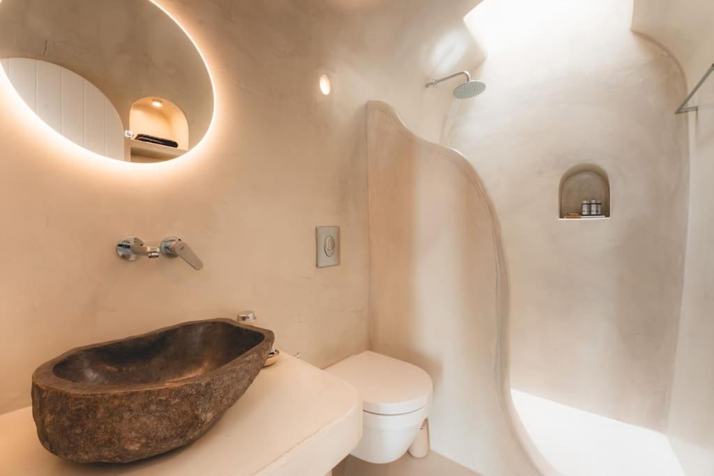 Akri Santorini With Heated Jacuzzi Vila Emporio  Exterior foto